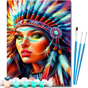 Paint by Numbers Kit for Adults Beginner,Easy Adult Paint by Number Kits on Canvas DIY Painting for Surprise Gift Home Wall Decor 16x20 Inch