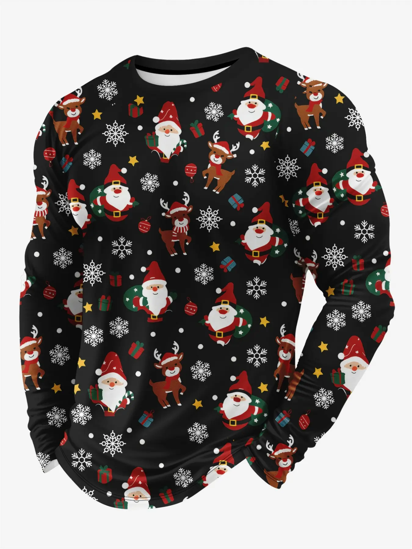 Ugly Christmas Sweaters for Men and Women, Cool 3D Printed Crewnecks, Stylish Autumn and Winter Party Hoodies for Men