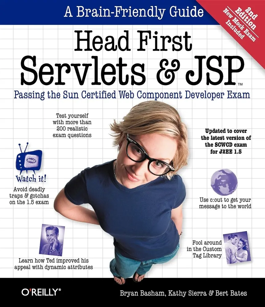 USED-Head First Servlets and JSP: Passing the Sun Certified Web Component Developer Exam by Basham, Bryan (Paperback)