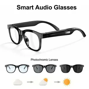 F09 Smart Glasses – Bluetooth Audio Sunglasses, Music, Calls & FM Radio, Perfect for Commuting, Bluetooth6.0,Sports & Outdoor Lifestyle