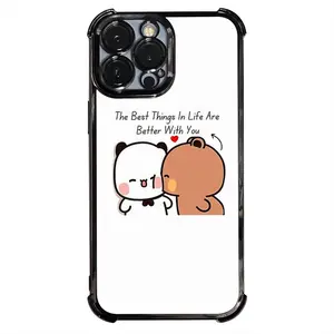Phone Case - 1pc The Greatest Joys in Life Are Enhanced with You Bubu Dudu Panda And Brownie Bear Duo 2024 Protective Cellphone Smartphone Phone Cover