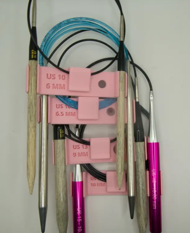 3D Print Large-Size Circular Needle Tamers, Tangle-Free Knitting Organizers (Needles Not Included)