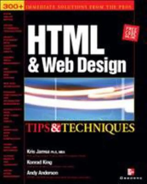 USED-HTML & Web Design Tips & Techniques by Konrad King (Paperback)
