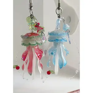[NEW] Handmade Jellyfish Keychain, Unique Ocean Gift, Gift for Friends, Birthday Gift, Ocean Lover 3