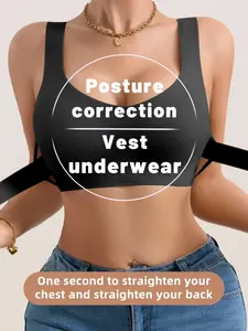 Posture Bra for Women Wireless Push Up Bralette Full Coverage Back Support Brasieres