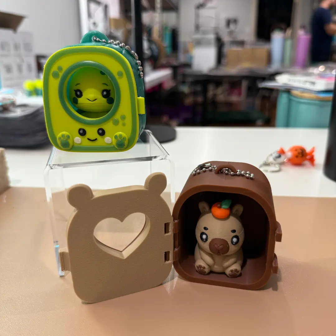 Pocket Friends 3D Backpack Keychain