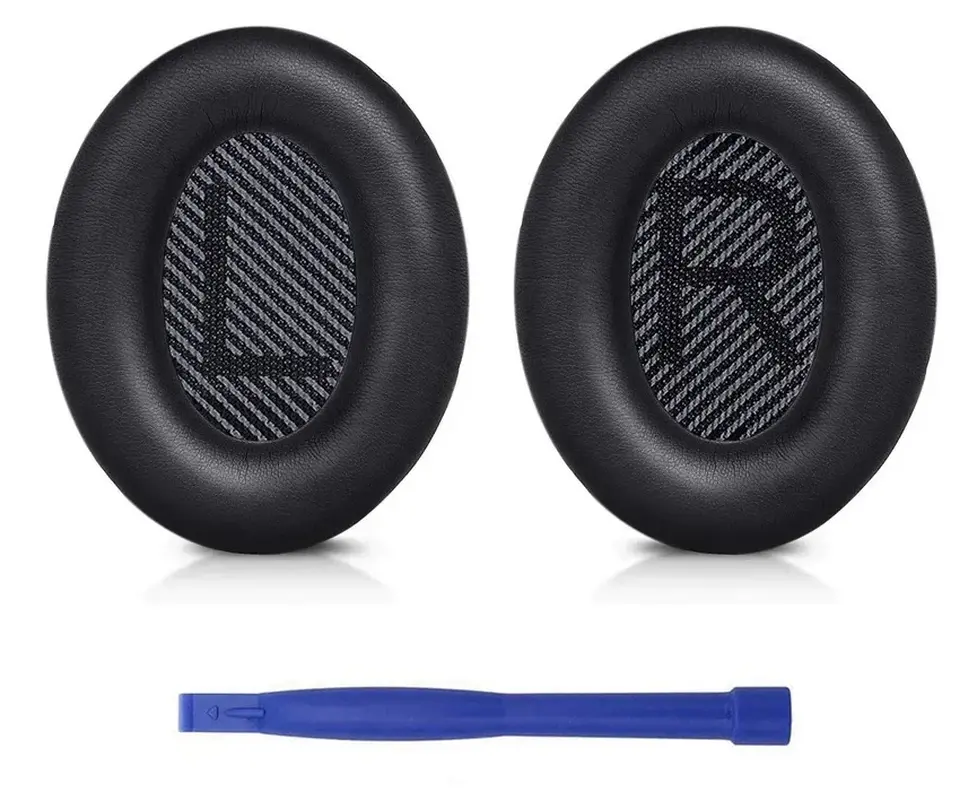 Replacement Earpads for BOSE QC35 for Quietcomfort 35 & 35 II Headphones Memory Foam Ear Cushions High Quality with Crowbar UWCYXOM