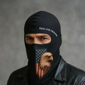 American Flag Motorcycle Balaclava – “Ride For Freedom”