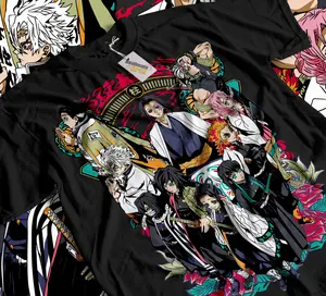 Hashira T-Shirt Demon Slayer Kimetsu No Yaiba Tengen Sweater Hoodie Soft Tee Unisex