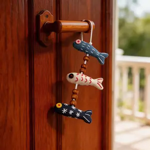 Luck Fish Hanging Ornament for Good Fortune, Continuous Luck, Exam Success & Safe Pregnancy Home Decor