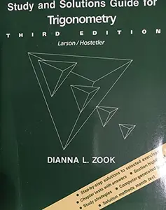 USED-Trigonometry (Study & Solutions Guide) by Ron Larson (Paperback)