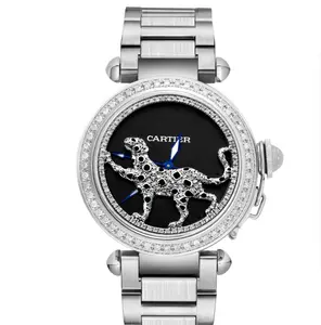 Cartier Pasha C De Cartier Diamond W31015M7 Panther Bezel WHP036706