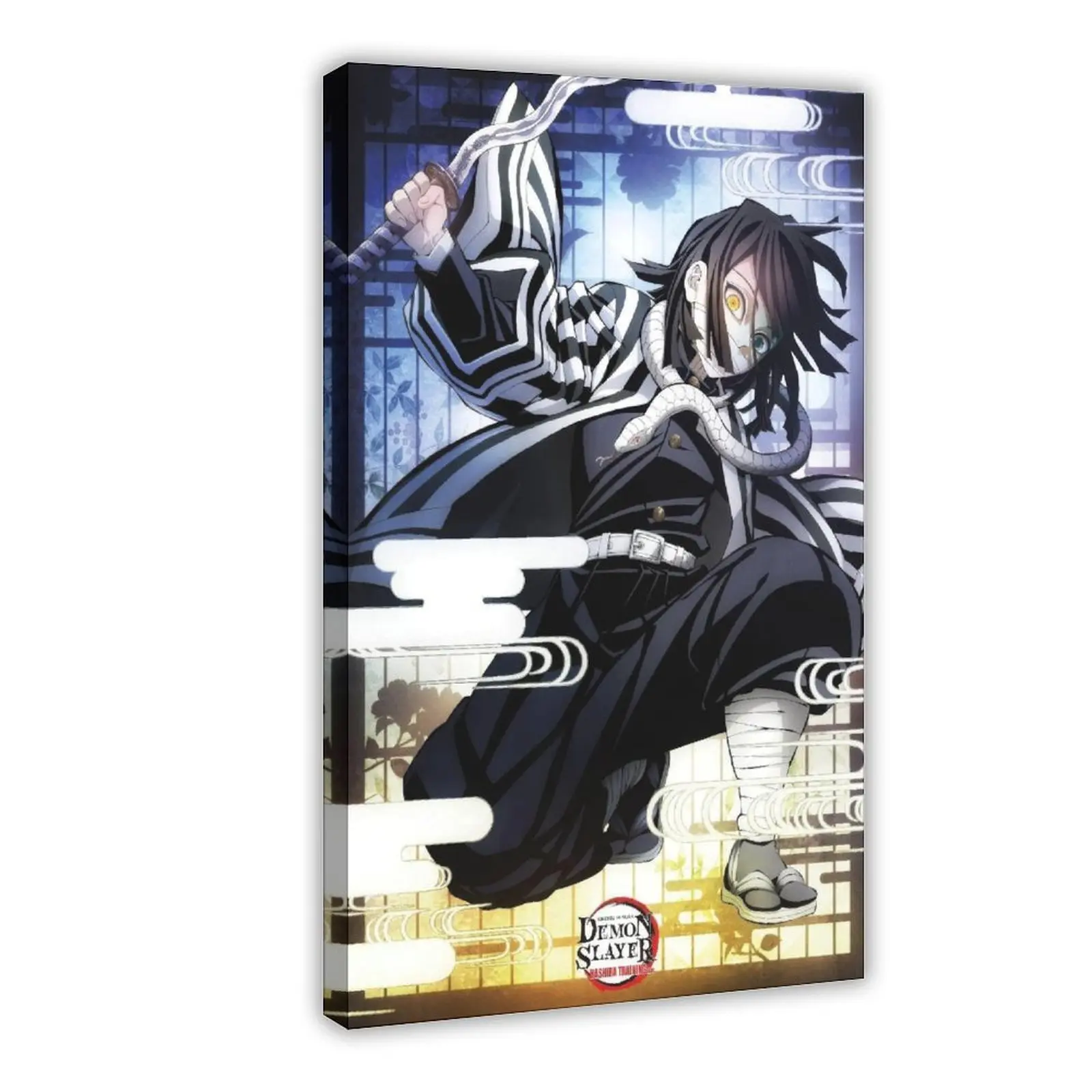 Trends International Demon Slayer Hashira Training - Obanai Artistic Print, Room Wall Art for Home Decoration, Wall Art Decoration