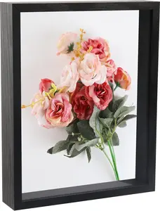 8X10 Shadow Box Picture Frame, Black Memory Display Case,Wooden Memory Box Frame,1 Pack Aynoo
