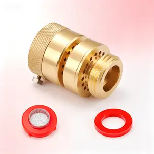 1-1/16" Fine Thread Self-Draining Vacuum Breaker, Lead-Free Female Backflow Preventer, PK 1390 Replacement for Garden Hose Bib with Washers and Sealing Tape, Reusable Indoor Spigot Anti-Siphon Valve