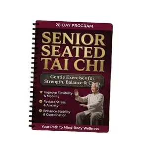 Elderly Gentle Exercise Guide, Enhance Flexibility & Balance, Home Fitness for Seniors, Perfect Gift for Parents, Father's Day Mother's Day