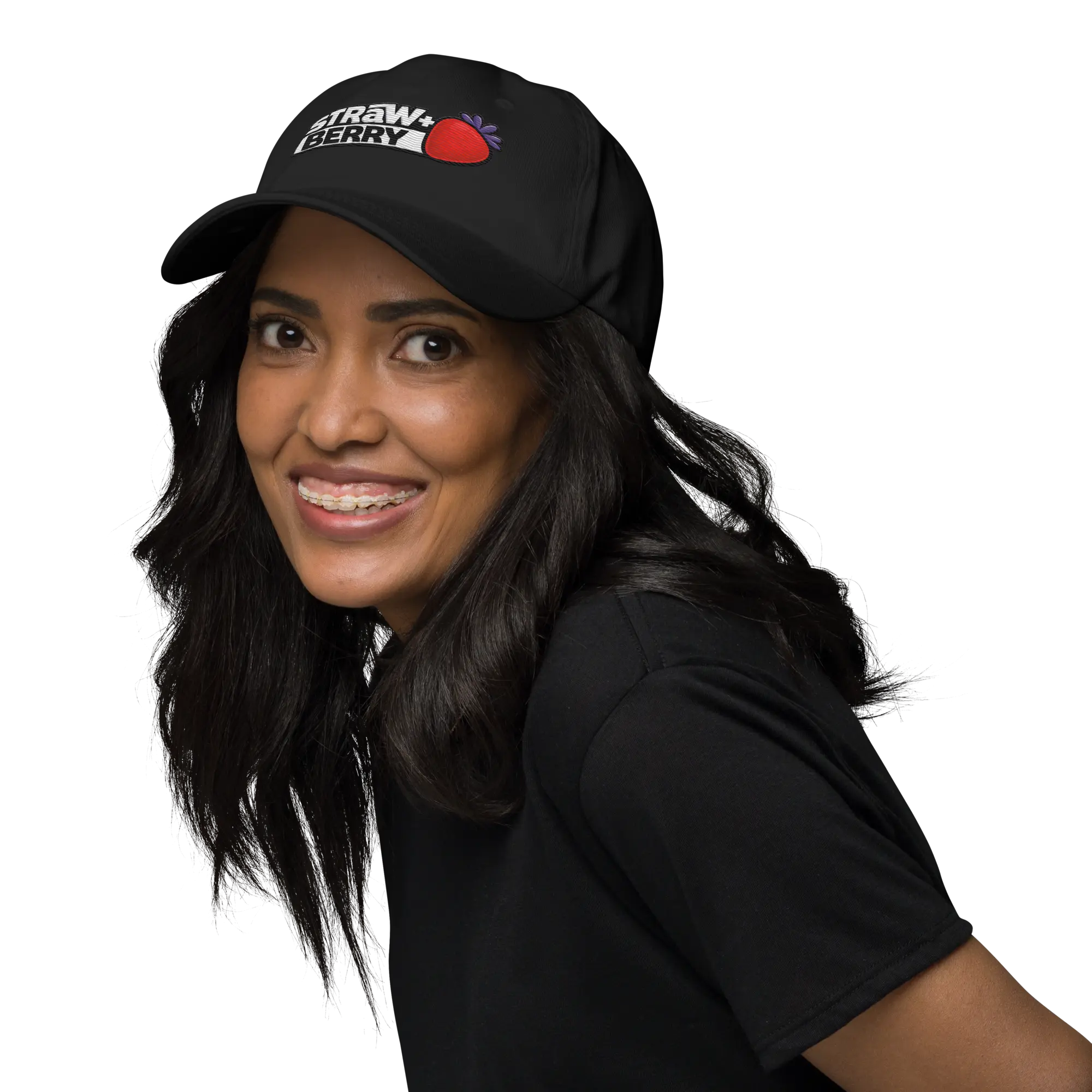 Heated Rivalry Hat - Embroidered Strawberry Smoothie Shop Ball Cap ...