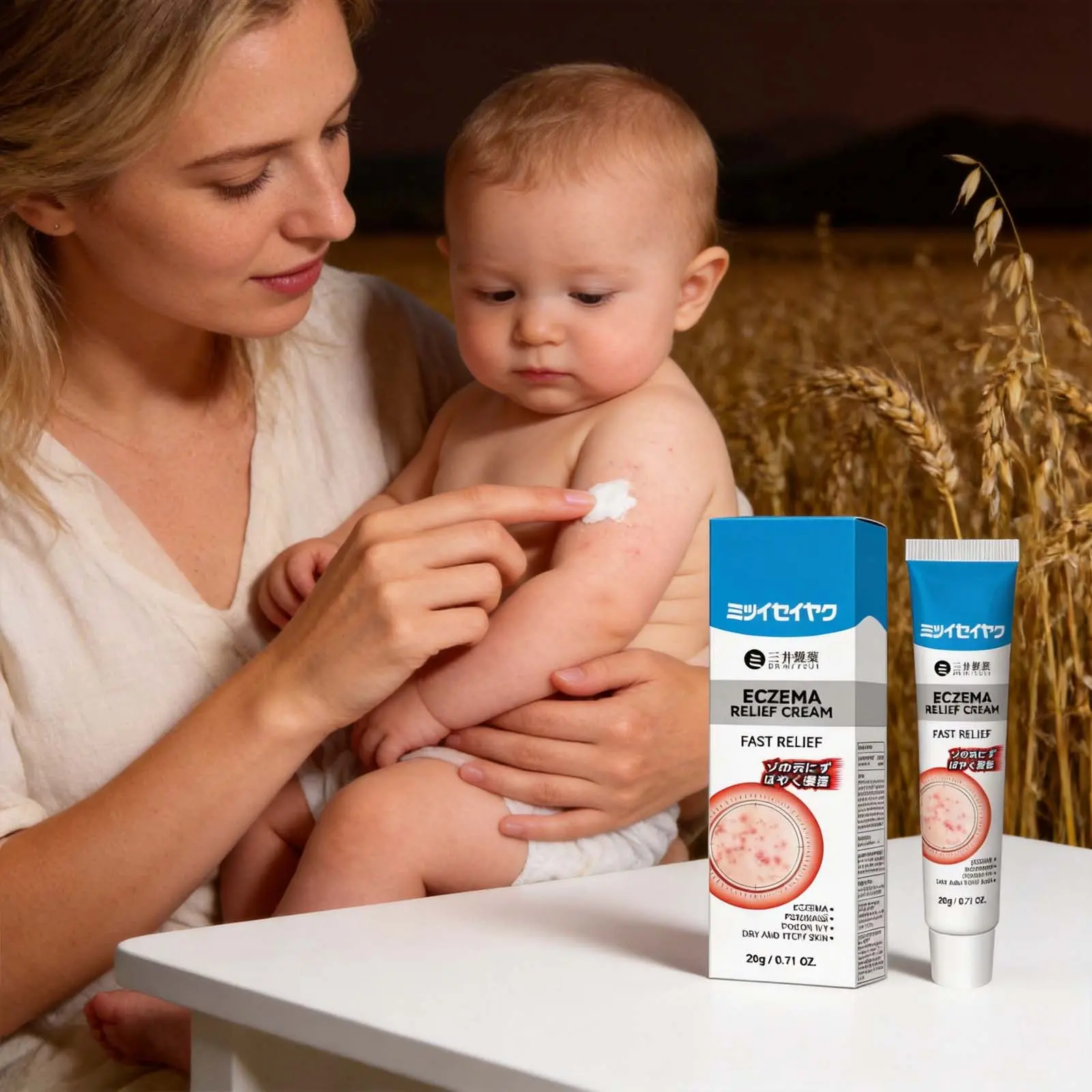 Herbal Skin Relief Cream for Dry & Itchy Skin