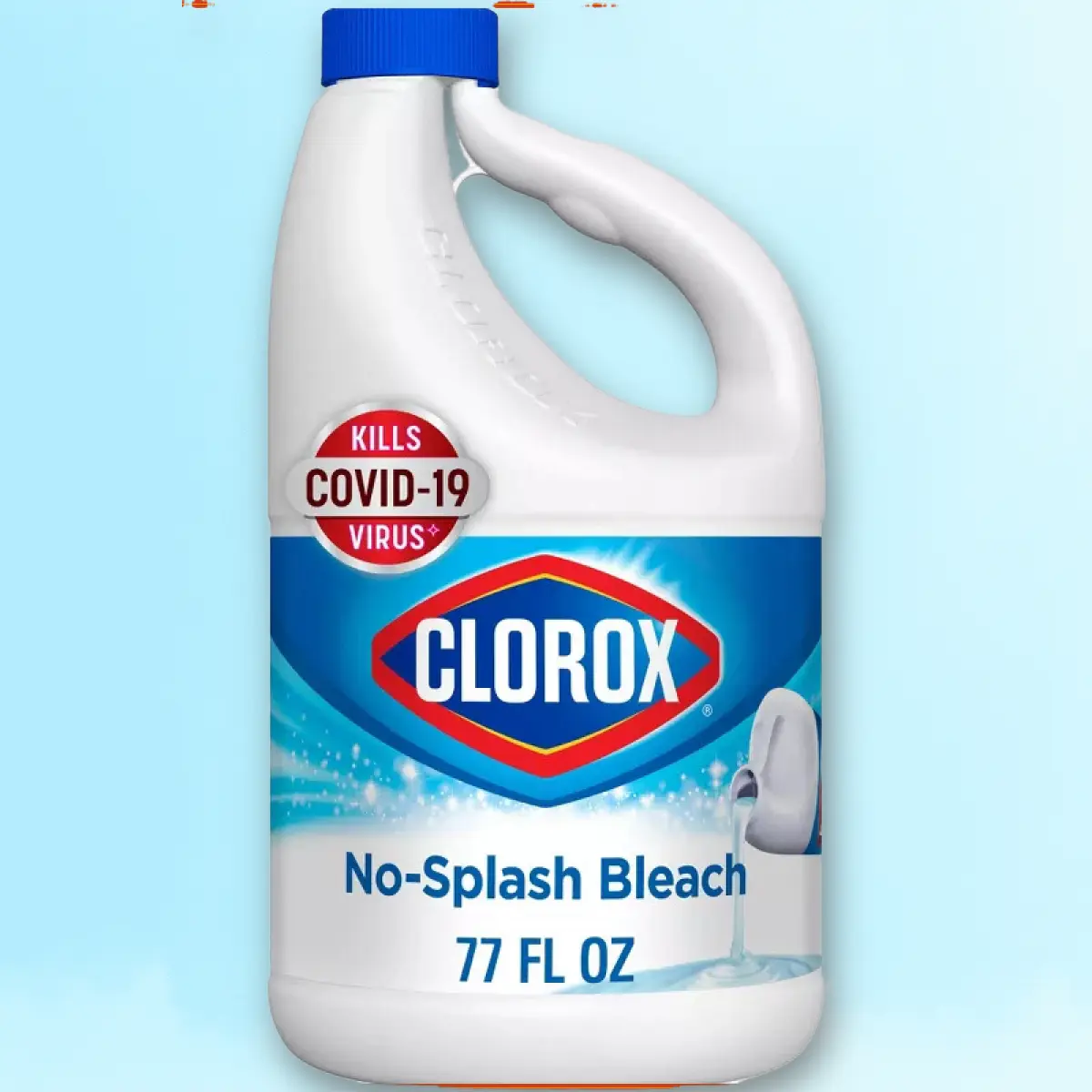 Clorox Splash-Less Liquid Bleach - Regular - 77oz Clorox Splash-Less Liquid Bleach - Regular - 77oz