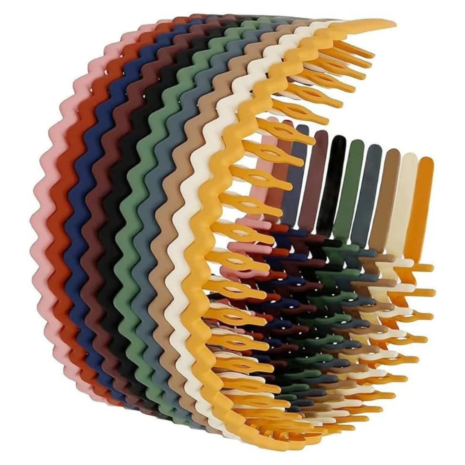 Women's 10 Plastic Teeth Comb Hairbands, Thin Non-Slip Stretchy Elastic Headbands, Specialty Kitchen Hair Accessories for Teens, Stretchy Headbands, Thin Stretchy