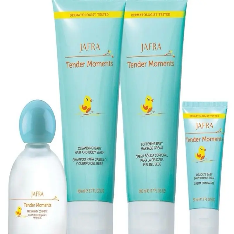JAFRA Tender Moments Baby Fresh Cologne Set (2 Pieces or Special Set) - Dermatologist Tested, 100 ml Each, Newborn-Friendly Unisex Bath Care Beauty Products