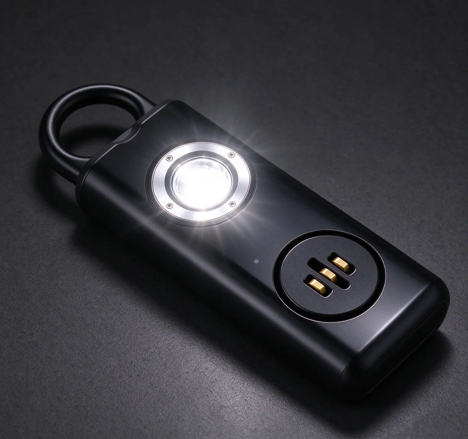 Unisex Multifunctional Keychain - 130dB Self-Defense Emergency SOS Alarm, ABS Plastic Key Ring Accessory, Dual LED Strobe Lights, Personal Safety Tool for Outdoor & Daily Use (Home Supplies, Party Bags & Gifts)