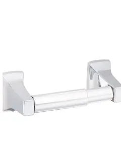 Moen Contemporary Chrome Wall Mount Spring Toilet Paper Holder for Bathroom, P5050