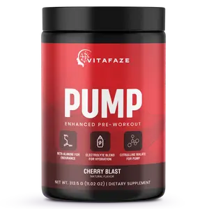 Pump Non - Stim Pre - Workout Cherry Blast 312g w/ Natural Flavo