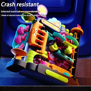 【Gift for Kids】Crazy Marble Children's Engineering Maze Board Adventure Marble Game Track Focuses on Thinking Training Puzzle Toy Enhances Logical Skills Suitable for Boys & Girls Popular Christmas & New Year Gift