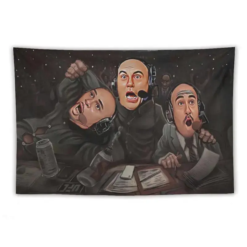 UFC Announcer Crew Joe Rogan Reaction Banner Flag Wall Tapestry - 60x51in Strong Bright Colors Full Print Indoor & Outdoors Home Decor, Hand Wash Safe Bar Room Supplies for Students, Outdoor, Multi-Size