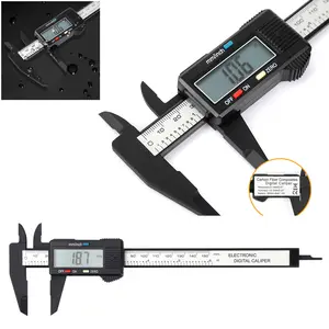 6" Digital Caliper 150mm Calipers Measuring Tool Electronic Micrometer Caliper with Large LCD Screen Auto-Off Feature Inch and Millimeter Conversion