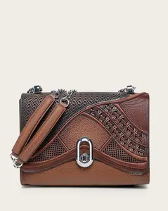 Cuadra Luxury Women’s Honey Brown Leather Shoulder Bag