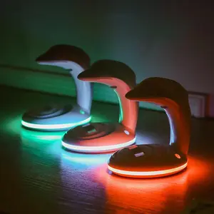Dolphin Rainbow LED Light, 1 Piece Colorful LED Light, Ideal for Bedroom Decoration, Rainbow Night Light, Thoughtful Lamp Gift