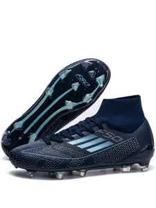 Men Women High-End Seamless Football Shoes, Football Boots, Anti-Slip Durable Outdoor Lawn Soccer Shoes, Super Grip Support, Fashionable Design