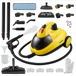 Steambot Steam Cleaner with 2L Large Water Tank Capacity, High Pressure Steam, 28 Accessories ,Chemical-Free Deep Cleaning for House, Kitchen, Bathroom, Car, Multi-Purpose Cleaning, Eliminating Grime & Grease, Steamer for Cleaning,Heavy Duty Deep Cleaning