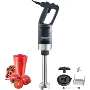 【Summervibes】VEVOR Commercial Immersion Blender,  500 Watt Heavy Duty Hand Mixer, Variable Speed Kitchen Stick Mixer with 304 Stainless Steel Blade, Multi-Purpose Portable Mixer for Soup, Smoothie, Puree, Baby Food