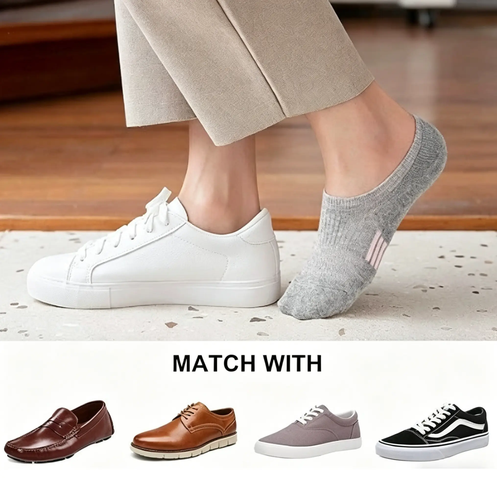 Women's Cushioned Low-Cut Ankle Socks - 6-12 Pairs/Pack, Invisible No-Show Hidden Liner for Sneakers, Bright Colors Sports Athletic Socks, Cushioned Ankle Socks