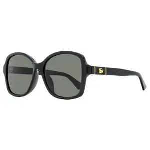 Gucci Butterfly Sunglasses GG0765SA 002 Black 57mm