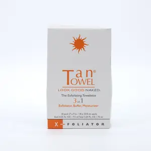 Tan Towel 2 in 1 Exfoliating Towelette 10 Pack - Imperfect Box