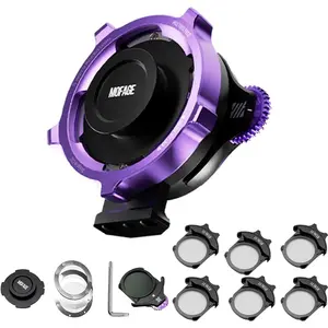 MOFAGE PL-E Lens Adapter Kit for PL to E Mount Camera Lens Adapter, Fit All PL Lens Filter Size, Quick Change Filter Automatic Cross Device Picture Smartphone Plug Cellphone