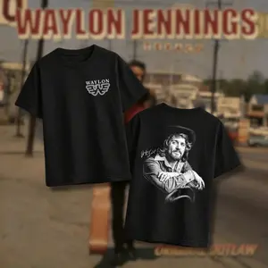 Wayylon Jennings Signature Shirt, Country Music Shirt, Sweatshirt, Hoodie