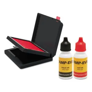 Trodat  2.38 x 4 in. Two-Color Stamp Pad with Ink Refill, Red & Black