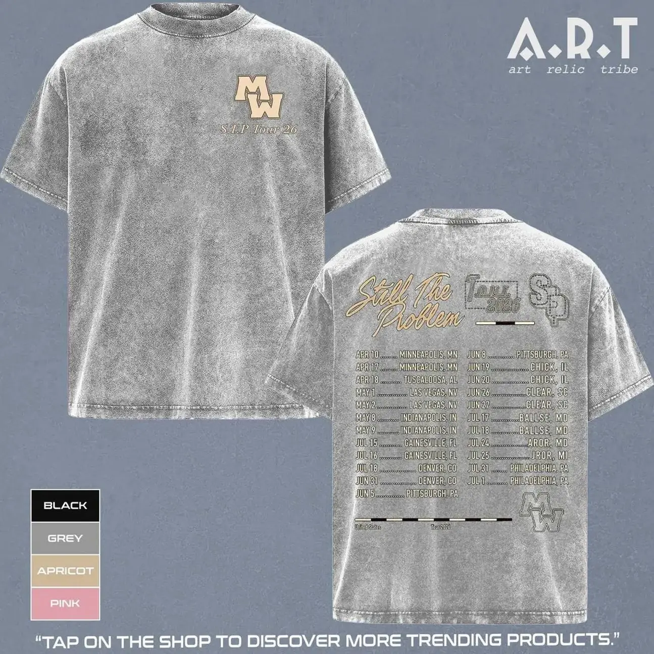 Wallen Still the Problem Tour 2026 T-Shirt Washed, Wallen Country Music Tee, Cowboy Western Shirt Wash, Country Music Festival T shirt, Wallen Tour 2026 Tshirt Top Outfit Gifts for him Y5E