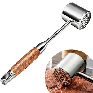 1pcs Heavy-Duty Meat Tenderizer Hammer - Kitchen Utensils Meat Mallet for Steak, BBQ, Home Cooking Prep