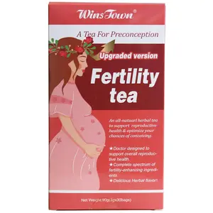 Wins Town Fertility Tea for Women Preconception Supports Ovulation Conception & Hormonal Balance 30 Tea Bags Beverage Malaysia