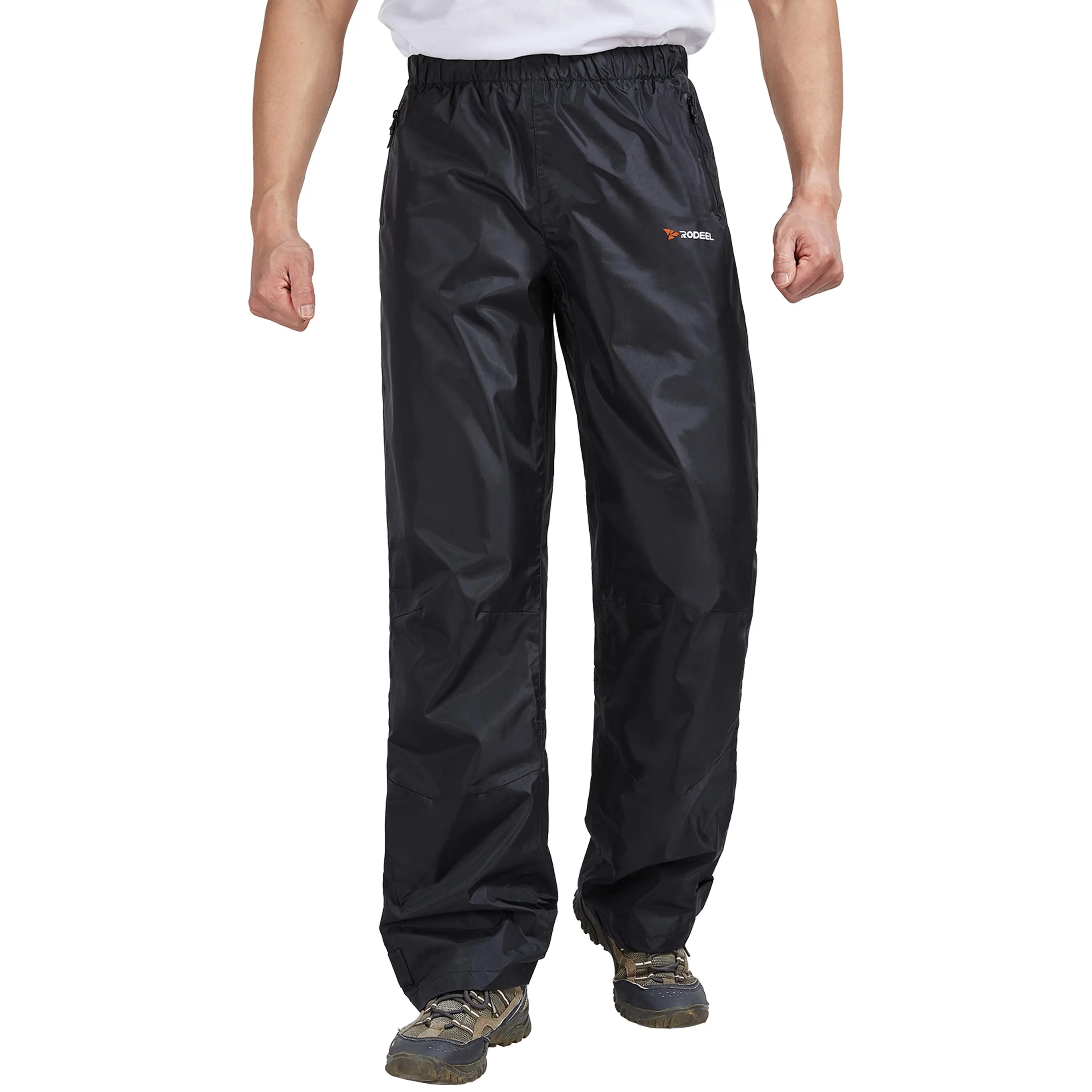 RODEEL Men's 723 Loose-Fitting Waterproof Pants - Lightweight, Breathable, Durable Outdoor Apparel for Hiking, Camping - Menswear Fishing Clothes, Weatherproof Rainwear for Work & Holiday Gifting