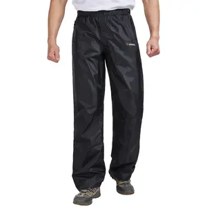 RODEEL 723 Waterproof Pants Men Lightweight Breathable Rainproof Bottoms Durable Rain Trousers Weatherproof Rainwear For Outdoor Hiking Camping Fishing Boating Car Washing Construction Roofing Landscaping Gardening Workwear, Holiday Gift