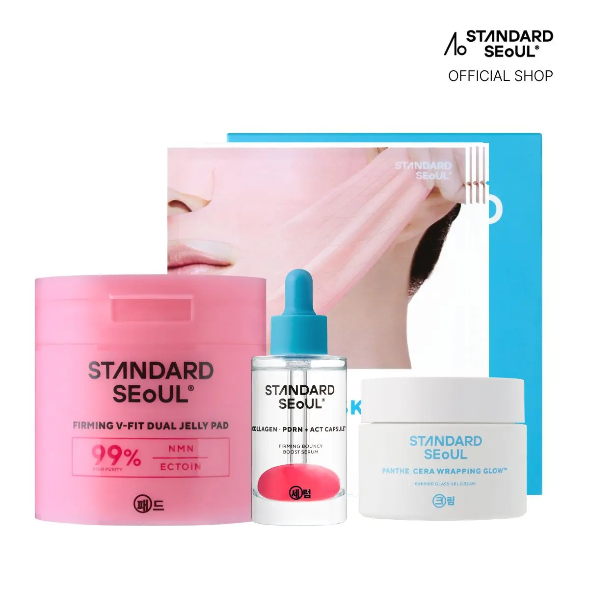 [Goodnight Firming Set] STANDARD SEOUL (Pad + Serum + Mask + Cream)