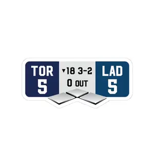 LAD Blue Jays WS Sticker, Baseball Sticker, Gift For Fan Sport