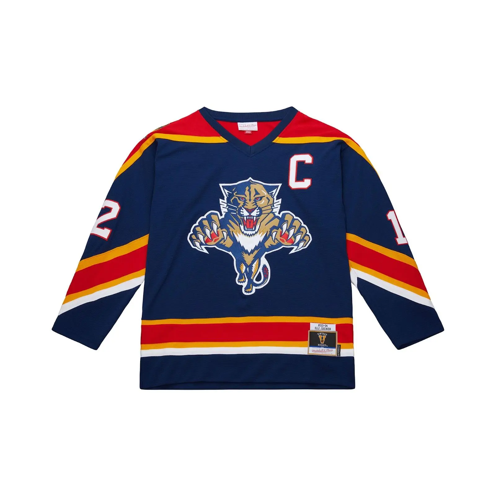 Olli Jokinen Florida Panthers 2003-04 Navy Power Play Jersey NHL Throwback Hockey Fan Gear Mitchell & Ness